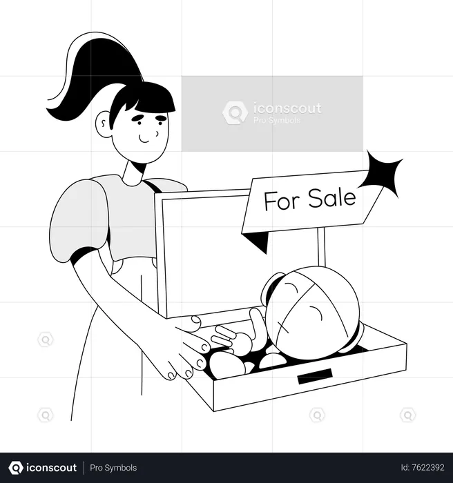 Robot Sale  Illustration