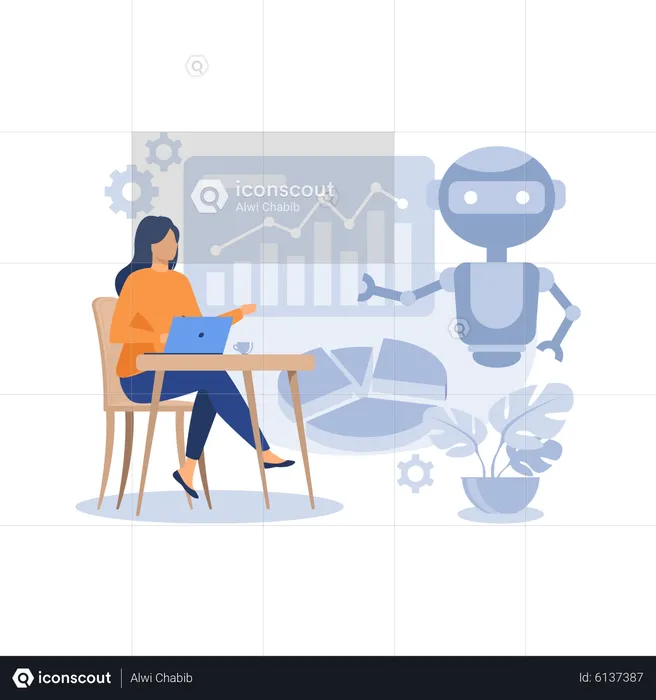 Robotic process automation  Illustration