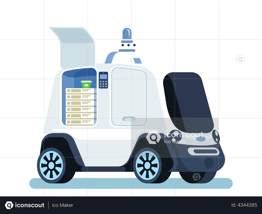 Robotic Vehicle  Illustration