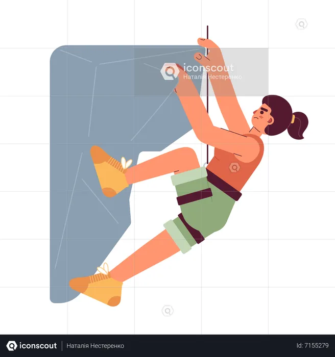 Rock climbing  Illustration