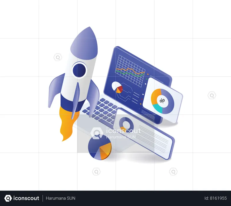 Rocket Launch Data Analysis  Illustration