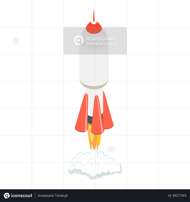 Rocket launching  Illustration