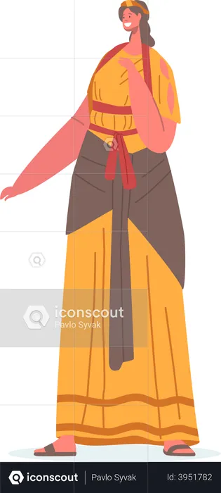 Roman Woman  Illustration