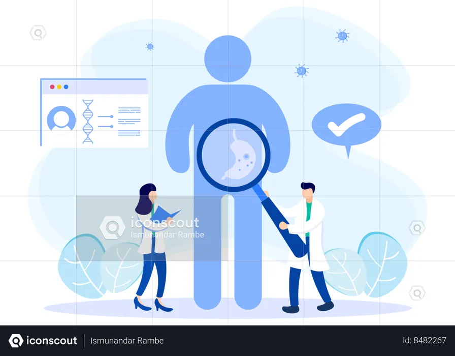 Routine Health Check  Illustration