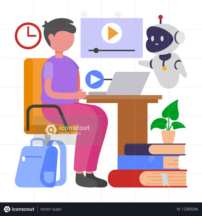 RPA in Education  Illustration