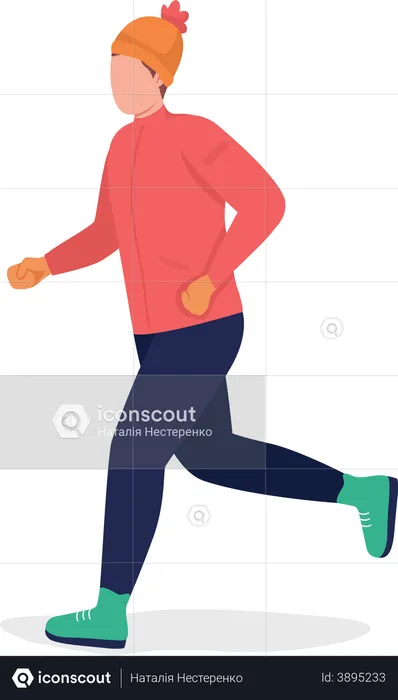 Running man  Illustration