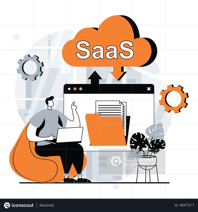 Saas  Illustration