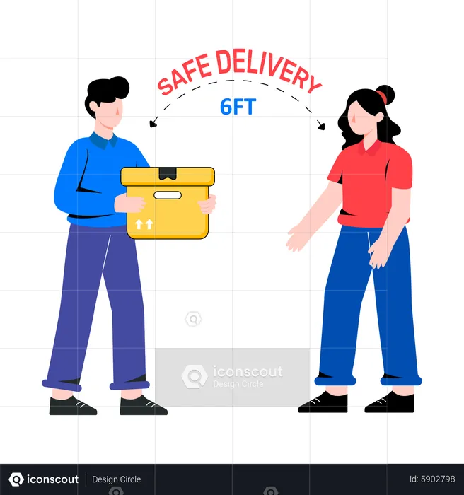 Safe Delivery  Illustration