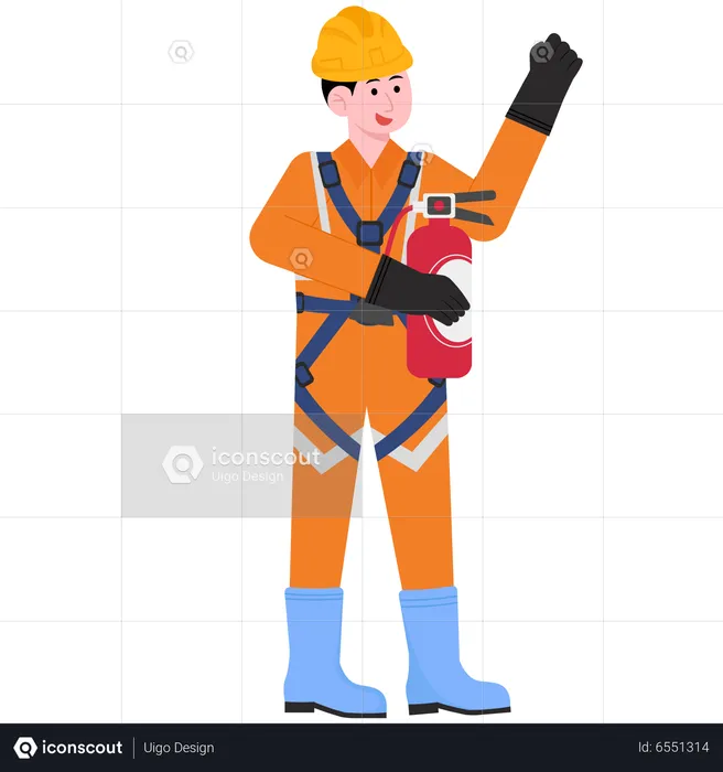 Safety Engineer  Illustration