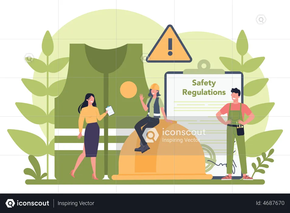 Safety Regulation check  Illustration