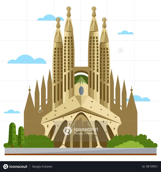 Sagrada Familia  Illustration