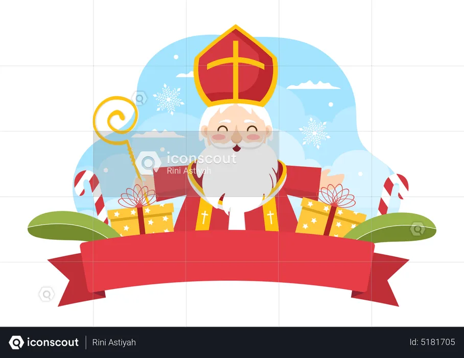 Saint Nicholas Day  Illustration
