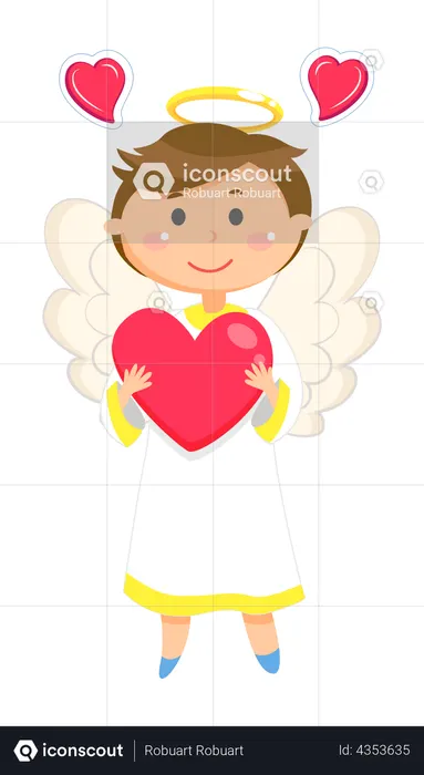 Angle de la Saint-Valentin  Illustration