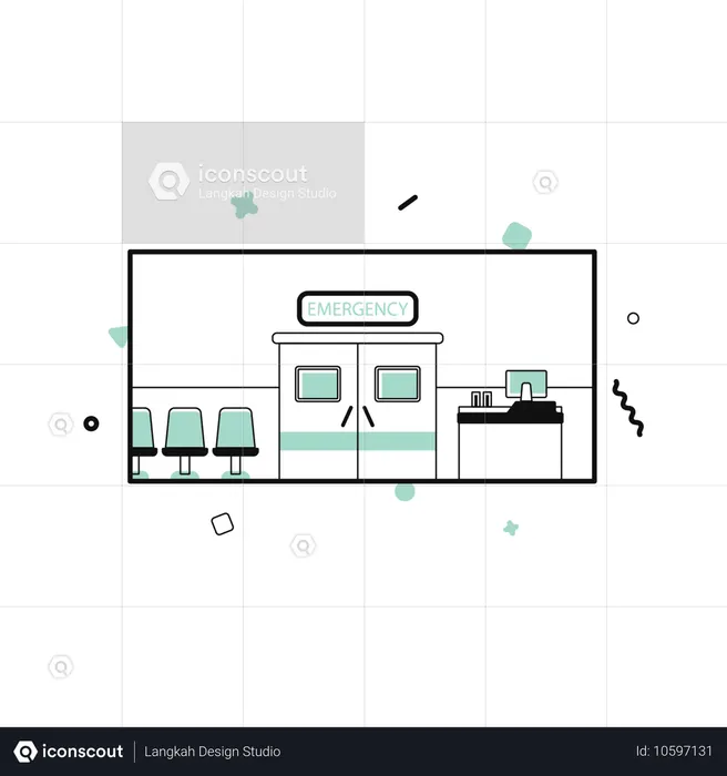 Sala de emergencias  Ilustración