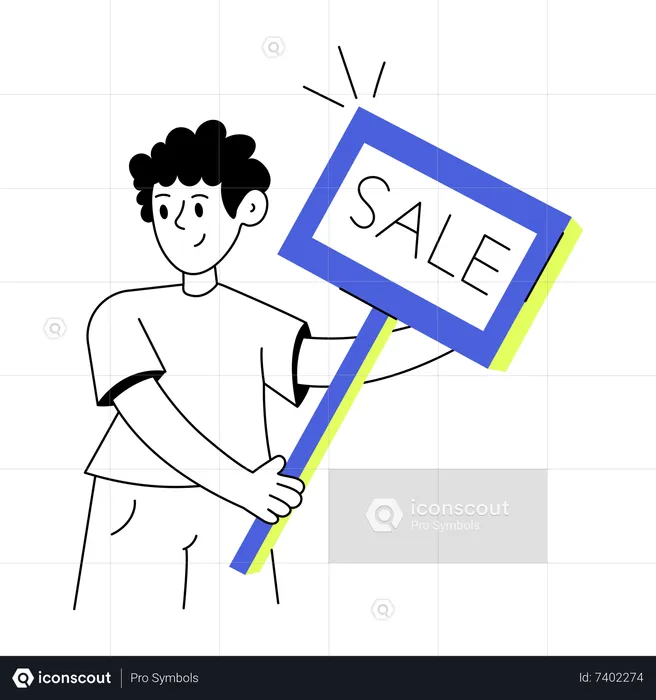 Sale Agent  Illustration