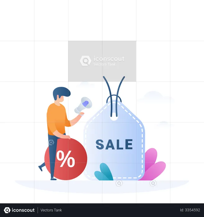 Sale And Offers  Illustration