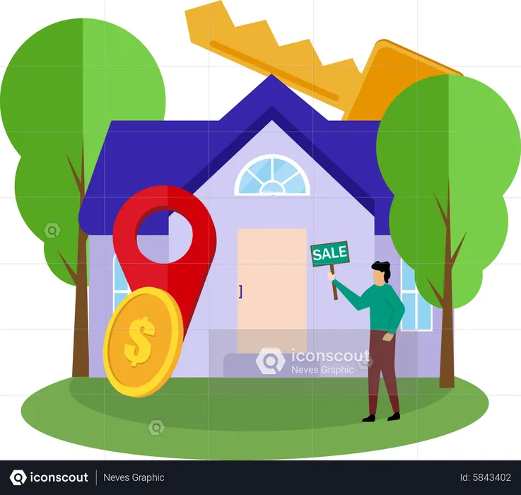 Sale for property  Illustration