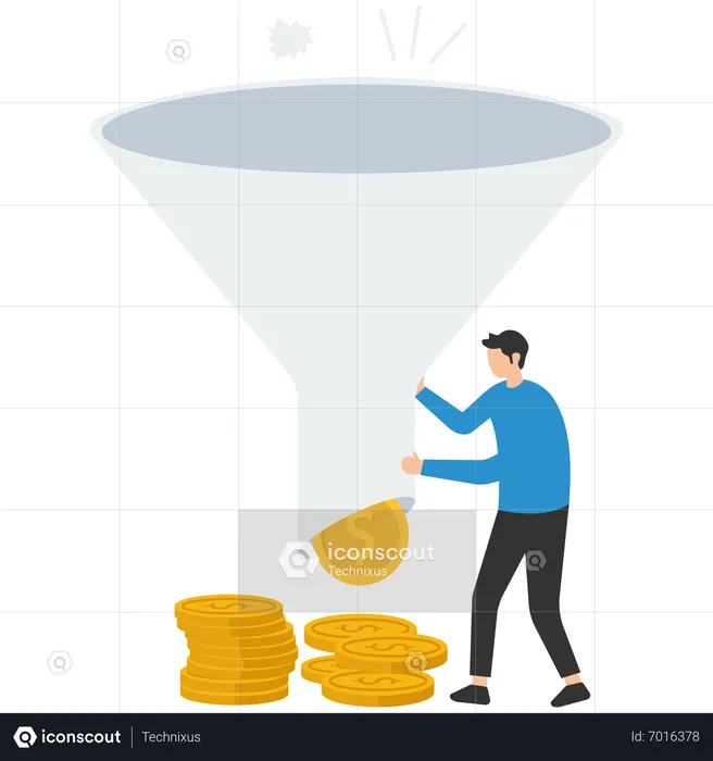 Sale funnel  Illustration