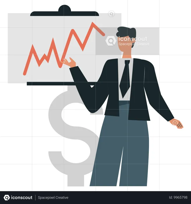 Sales Presentation  Illustration