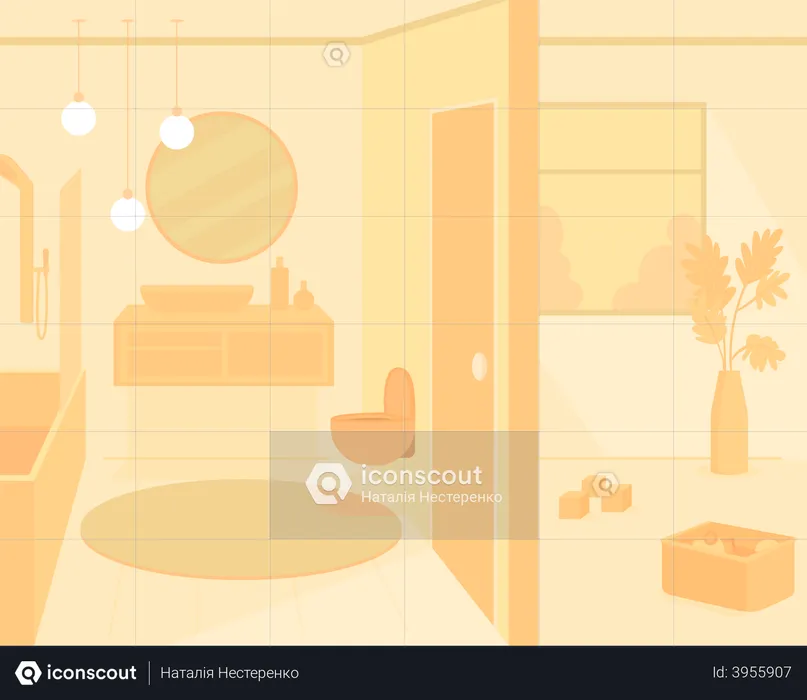 Salle de bain  Illustration