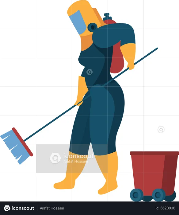 Sanitizing service  Illustration