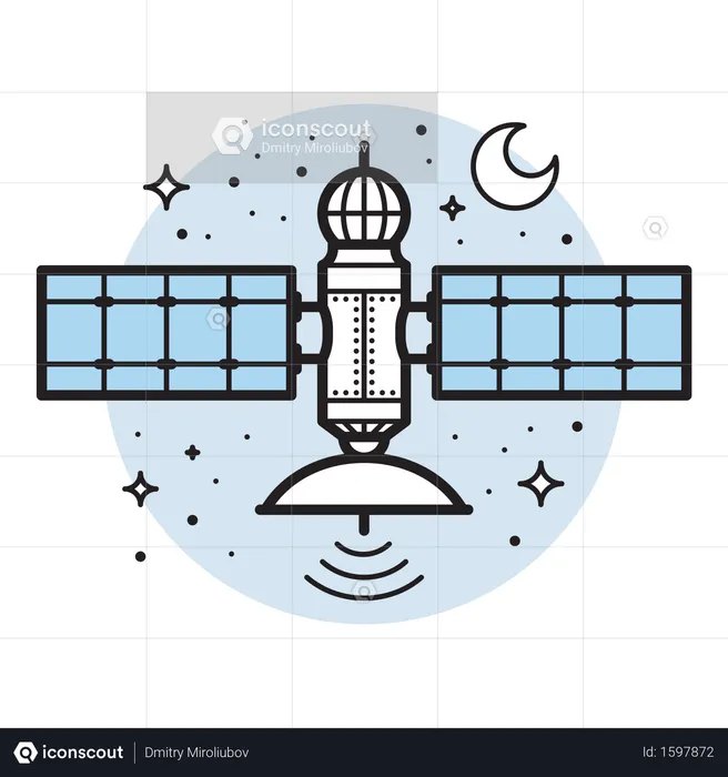 Satellit  Illustration