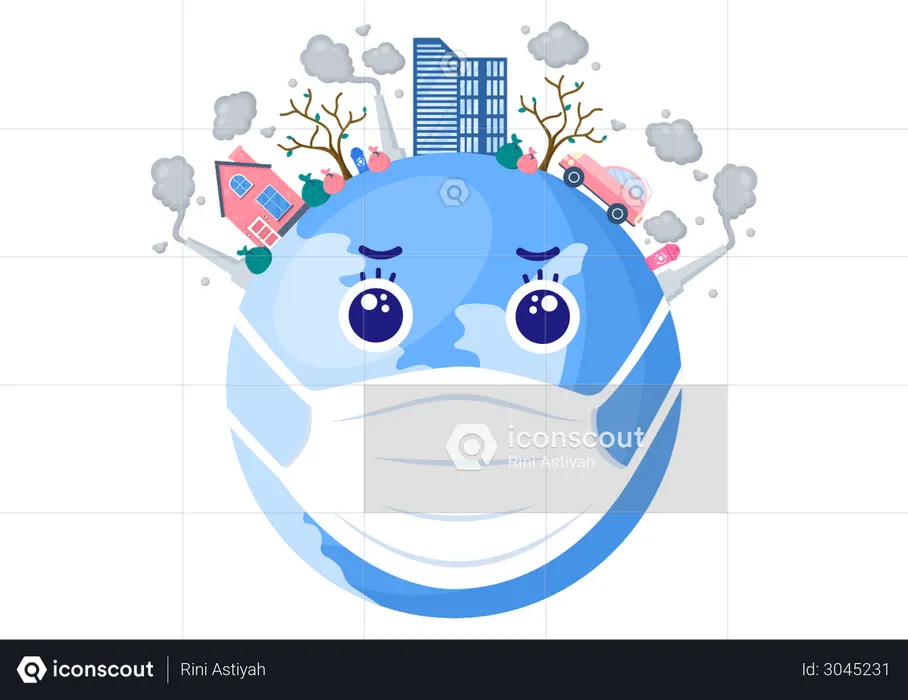 Save Environment  Illustration