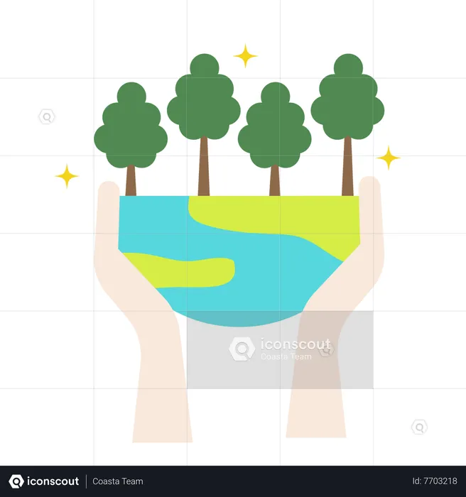 Save forest  Illustration