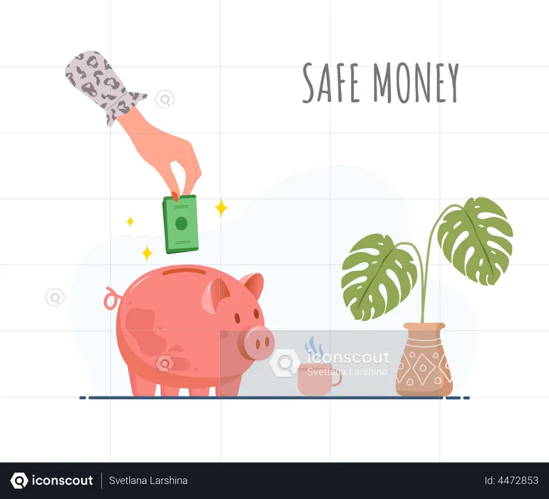 Save Money  Illustration