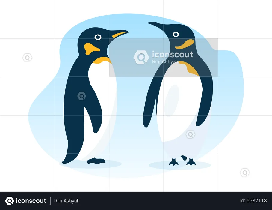 Save Penguin  Illustration