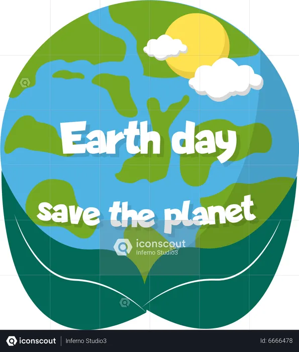 Save the planet  Illustration