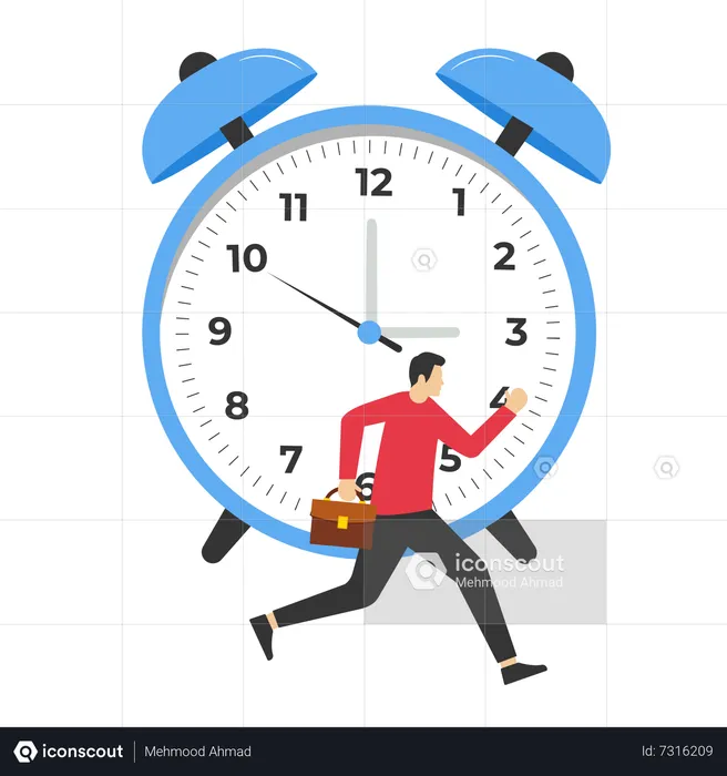 Saving time  Illustration