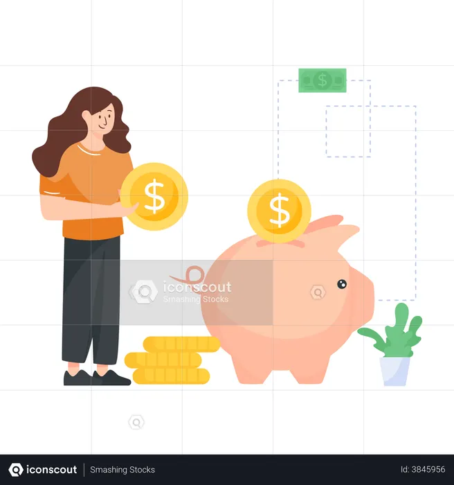 Savings  Illustration