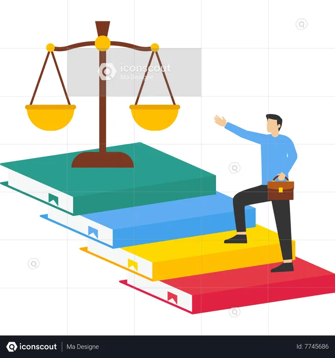 Scales of justice  Illustration
