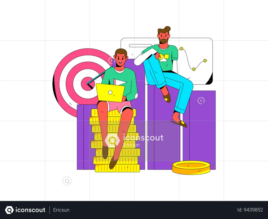 Scaling Business  Illustration