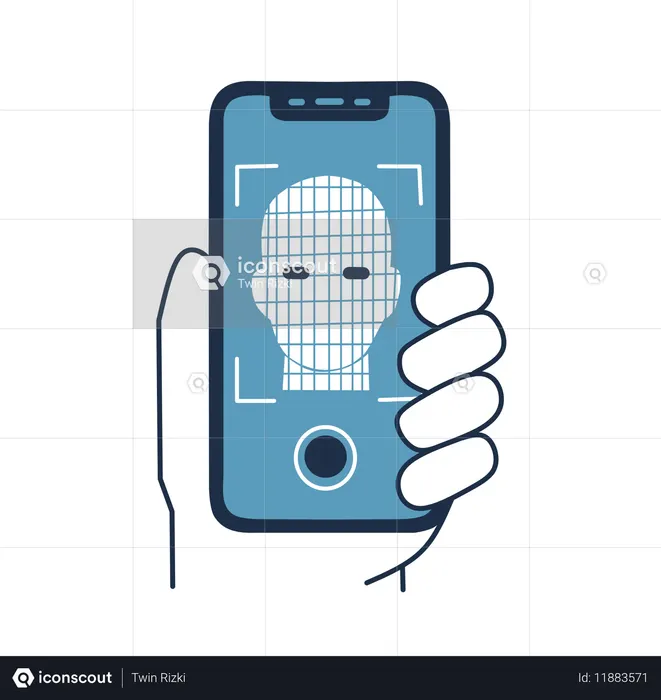 Scanner biométrique  Illustration
