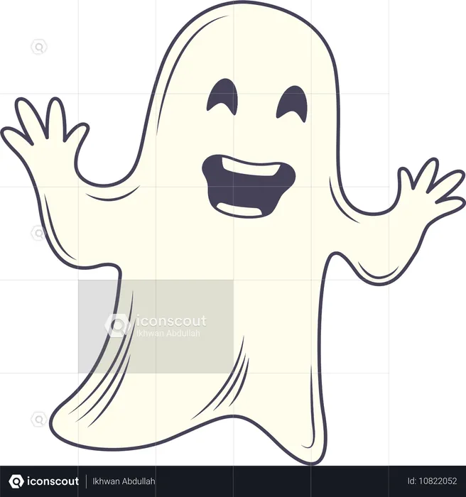 Scary ghost  Illustration