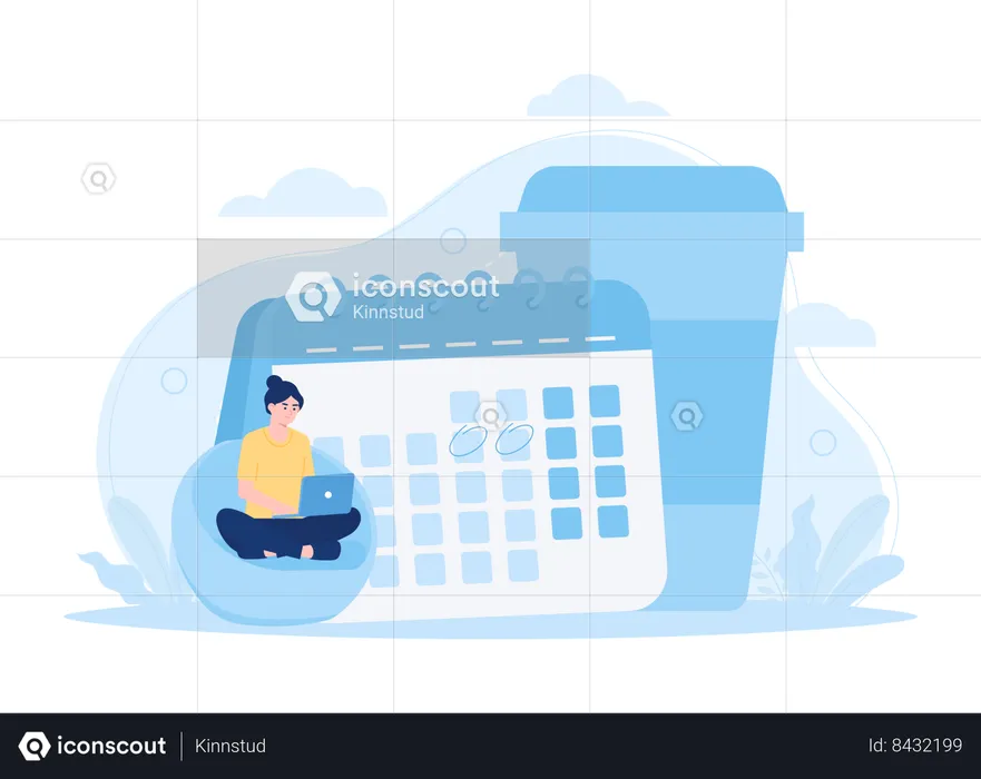 Schedule management  Illustration