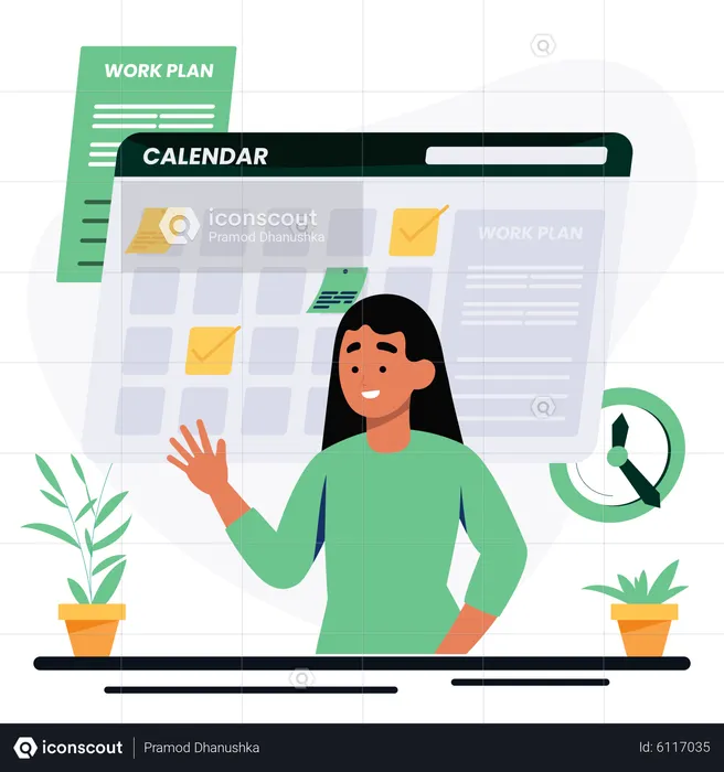 Schedule management  Illustration