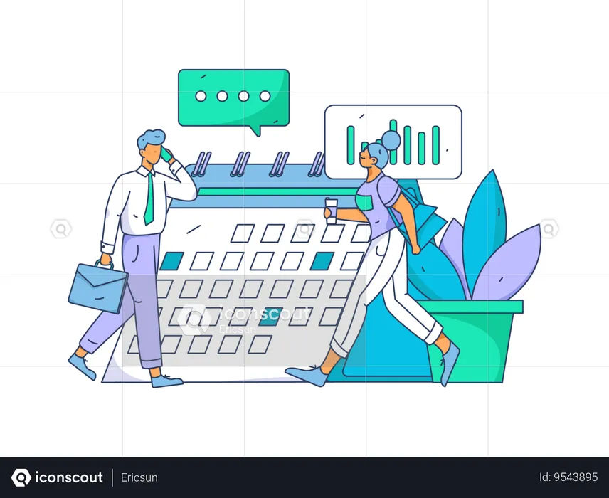 Schedule Management  Illustration