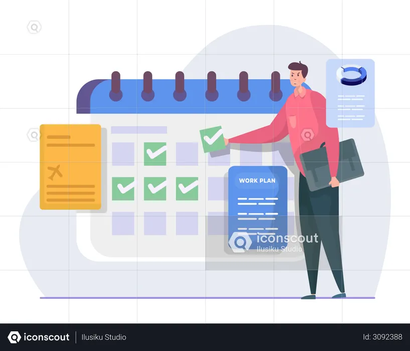 Schedule Planning  Illustration