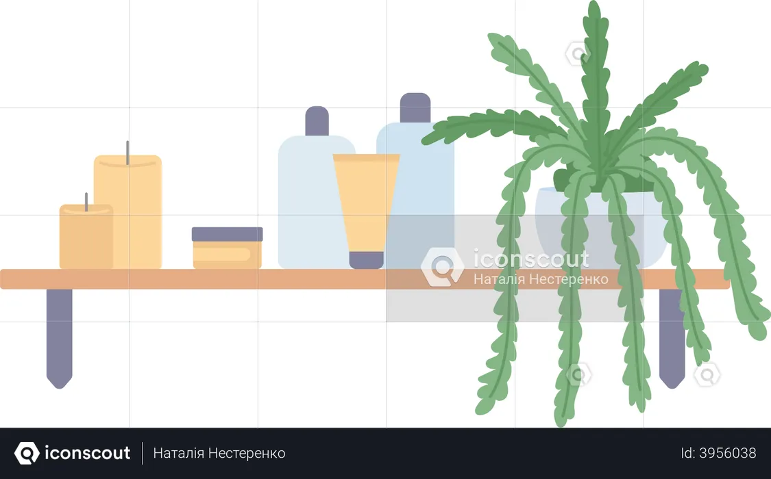 Schminktisch  Illustration