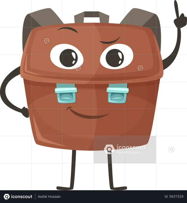 School Bag Emoji Illustration