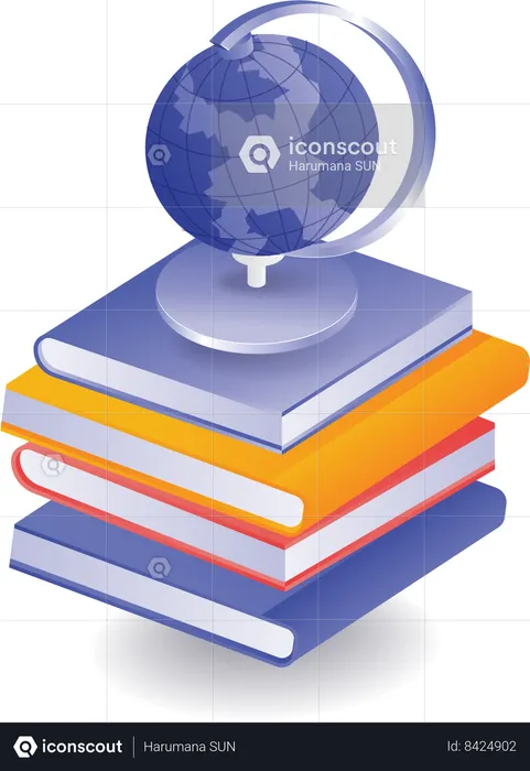 School education globe  Illustration