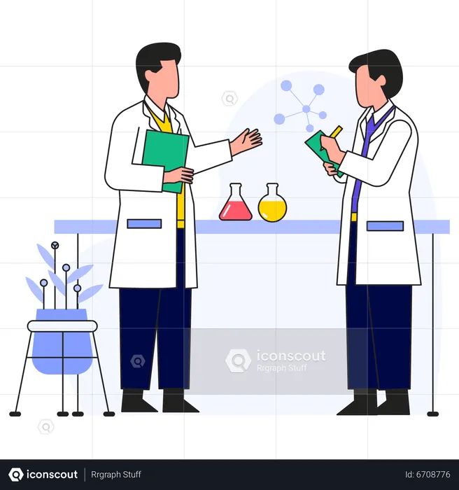 Science Lab  Illustration