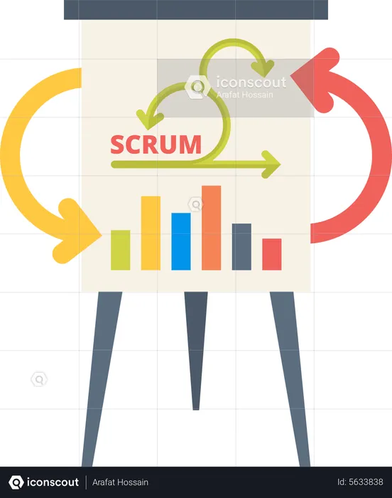 Scrum processes presentation  Illustration