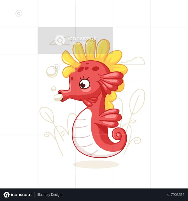 Seahorse  Illustration