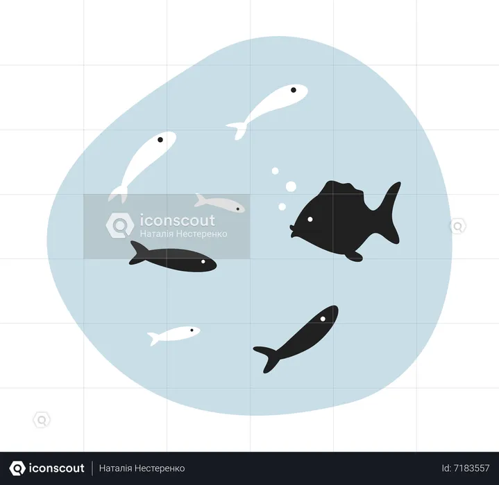 Sealife underwater  Illustration