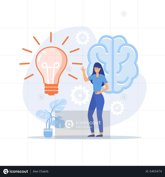 Search Business Ideas  Illustration