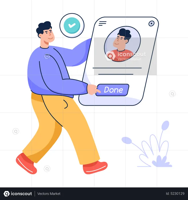 Search Candidate  Illustration